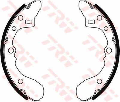 Ganascia freno posteriore Mazda 323 III hatchback 1985 1989