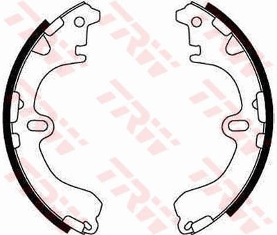 Ganascia freno posteriore Toyota corolla hatchback 1995 1997