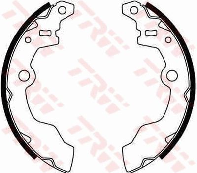 Ganascia freno posteriore Subaru justy I 1987 1995