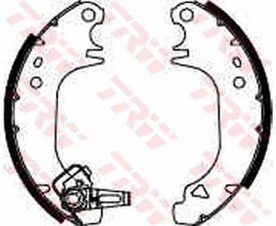 Ganascia freno posteriore Peugeot 106, 205, 309 -Citroën ax 1996 1998