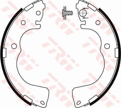 Ganascia freno posteriore Mazda mpv II 2002 ->