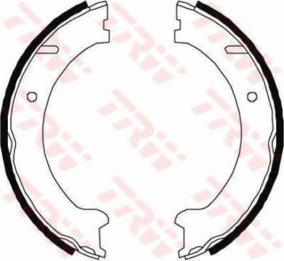 Ganascia freno posteriore Volvo V70 estate I 1997 2000