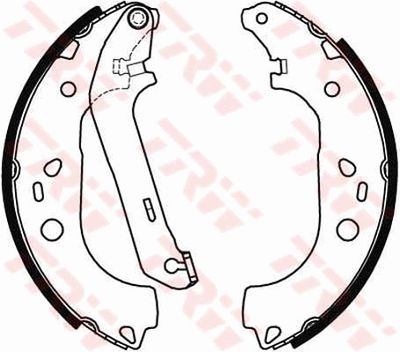 Ganascia freno posteriore Ford Transit connect 2006 ->