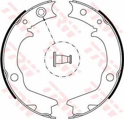 Ganascia freno posteriore Mitsubishi eclipse I 1991 1996