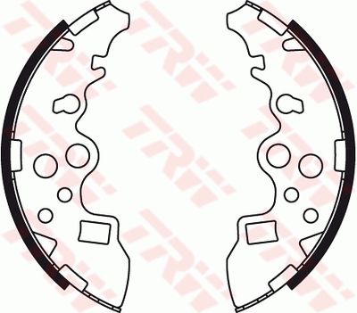 Ganascia freno posteriore Mazda E2000 E2200 04/97 09/04