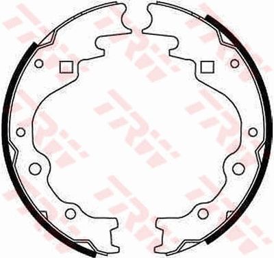 Ganascia freno posteriore Mazda e 2000,2200 box 1994 ->