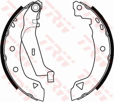 Ganascia freno posteriore Alfa Romeo 33 estate 1988 1989