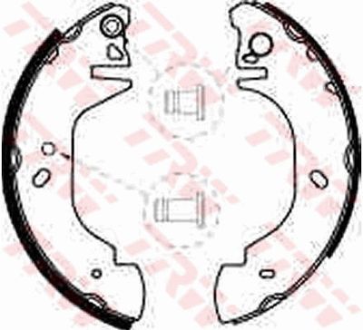 Ganascia freno posteriore Ford Transit box 1991 1994