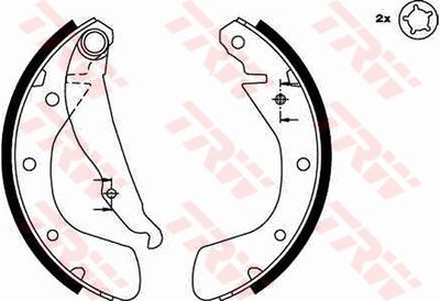 Ganascia freno posteriore Opel Opel Astra,Corsa,tigra 1998 2000