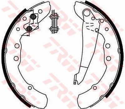 Ganascia freno posteriore Volkswagen Passat 1990 1996