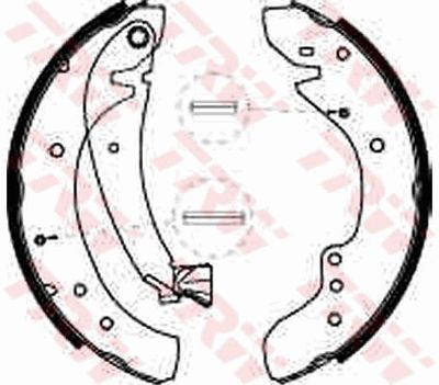 Ganascia freno posteriore Fiat Fiat Ducato 14 2000 2001