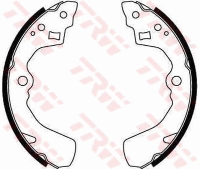 Ganascia freno posteriore Suzuki swift II 1989 1991