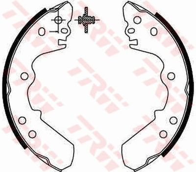 Ganascia freno posteriore vauxhall frontera open off-road ve 1992 1998
