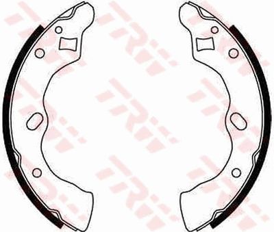 Ganascia freno posteriore Mazda 323 s V 1994 1998