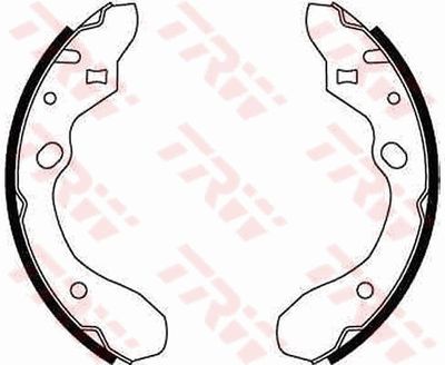 Ganascia freno posteriore Mazda 323 f VI 1998 2004