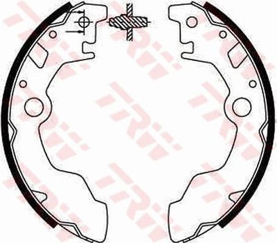 Ganascia freno posteriore Subaru vivio 1992 1998