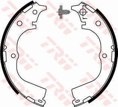 Ganascia freno posteriore Daihatsu rocky hard top 1985 ->