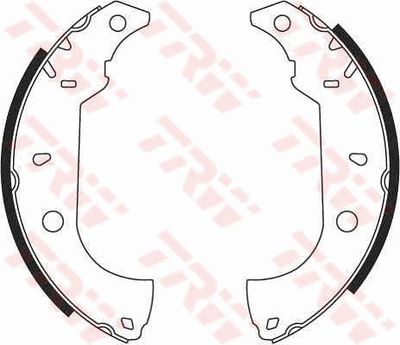 Ganascia freno posteriore Alfa Romeo Alfa 145, 146 Fiat marea 1989 1992