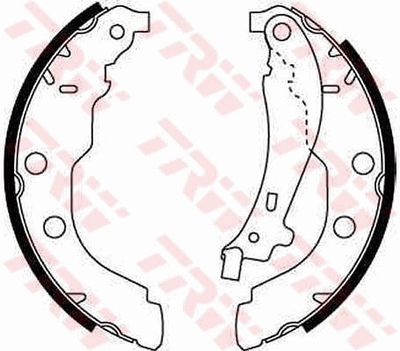 Ganascia freno posteriore Peugeot 406 1996 2004
