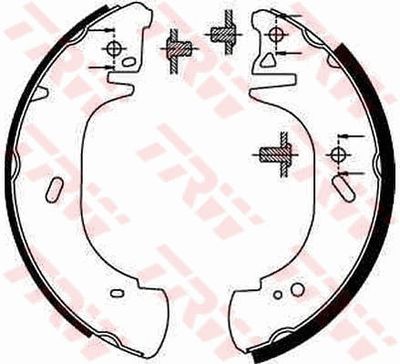 Ganascia freno posteriore Opel movano bus 1998 2000