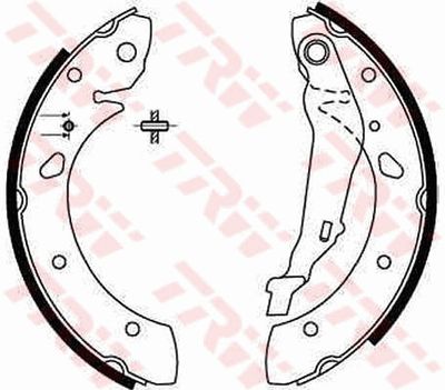 Ganascia freno posteriore Toyota avensis hatchback 1997 2000