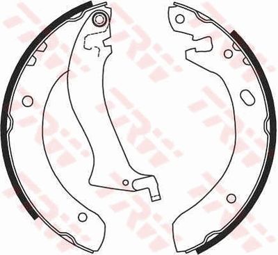 Ganascia freno posteriore Land Rover freelander 2000 ->