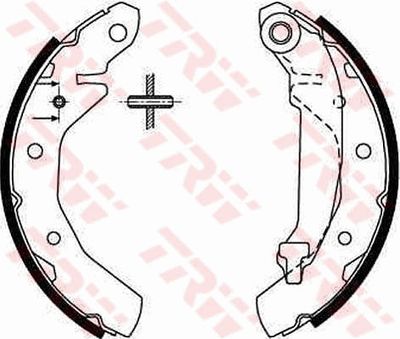 Ganascia freno posteriore Daewoo Daewoo matiz 98> 2005 ->