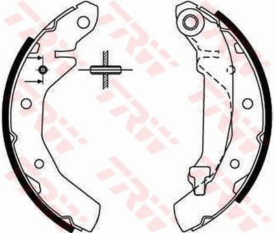 Ganascia freno posteriore Daewoo tico 1995 2000