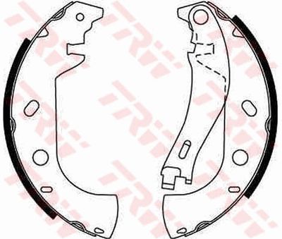 Ganascia freno posteriore Fiat marea/multipla/palio 2001 ->