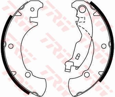 Ganascia freno posteriore Fiat bravo/a - marea SW 1996 2001