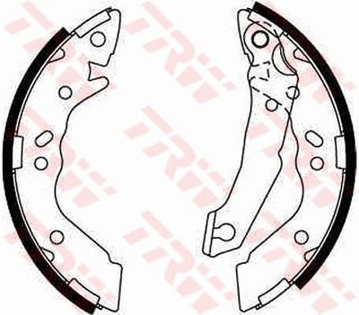Ganascia freno posteriore Hyundai accent 1995 1998