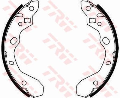 Ganascia freno posteriore Mazda 323 f VI 2001 2004