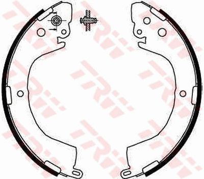 Ganascia freno posteriore Mitsubishi strada pickup 1996 2005