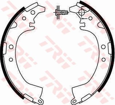 Ganascia freno posteriore Toyota cami closed off-road vehi 1999 ->
