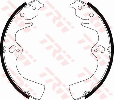 Ganascia freno posteriore Kia sportage 1994 1999