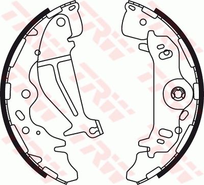 Ganascia freno posteriore Hyundai H300 09/07