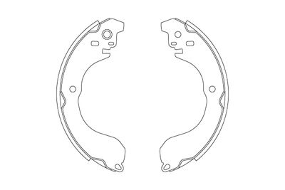 Ganascia freno posteriore Chrysler sebring 2006 - 2010
