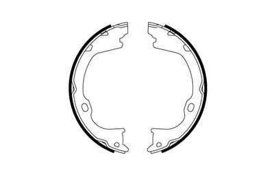 Ganascia freno posteriore Chrysler, Dodge, jee Dodge nitro 2006 - 2012