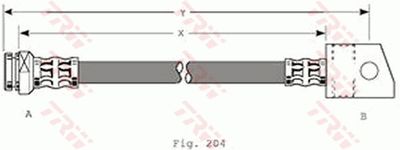 Tubo freno posteriore Opel zafira 2003 2005