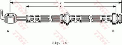 Tubo freno anteriore Opel frontera a sport 1992 1998