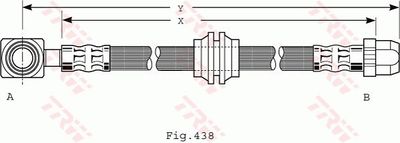 Tubo freno posteriore DX. MINI 2002 ->