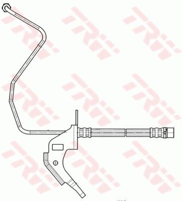 Tubo freno posteriore Opel Astra h 2004 ->
