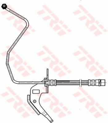Tubo freno posteriore DX. Opel Astra h hatchback 2006 ->