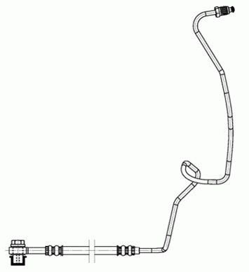 Tubo freno posteriore Audi, Seat, Skoda, V A3 , tt