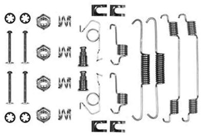 Kit di accessori ganasce freno posteriore Ford Fiesta II 1983 1989