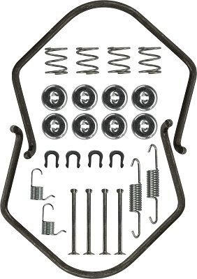 Kit di accessori ganasce freno posteriore Toyota starlet 1984 1989