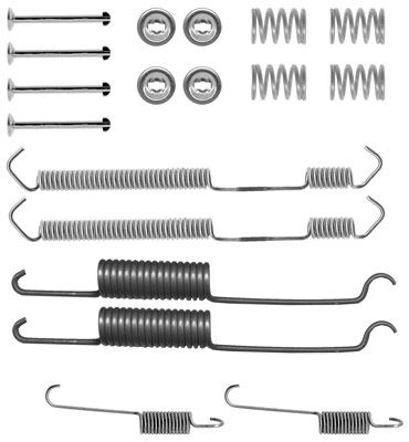 Kit di accessori ganasce freno posteriore Fiat Ducato flatbed / chassis 1985 1990