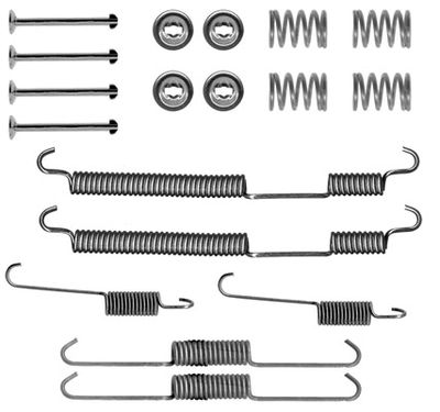 Kit di accessori ganasce freno posteriore Fiat Ducato bus 1994 1998