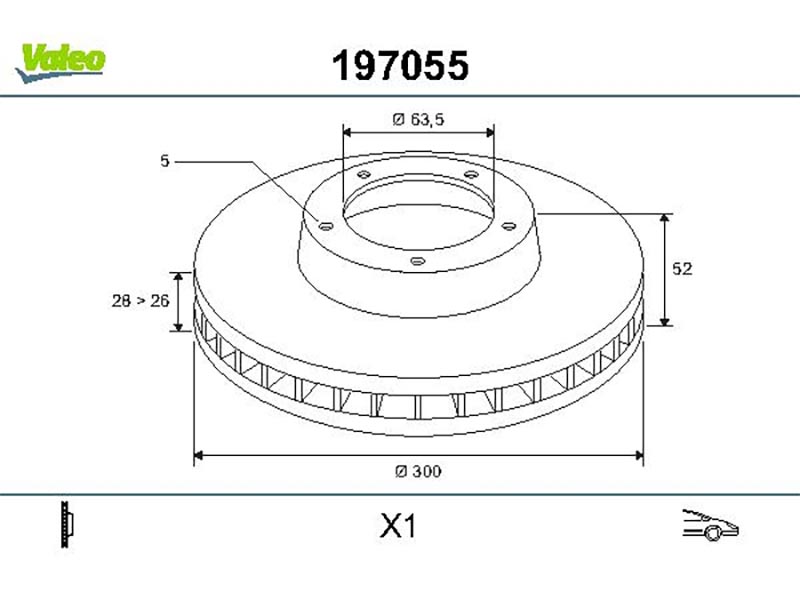 Dischi freno Ford galaxy CA1, s-max '06 >