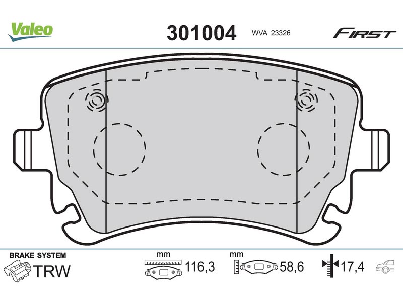 Brake pads AUDI A4